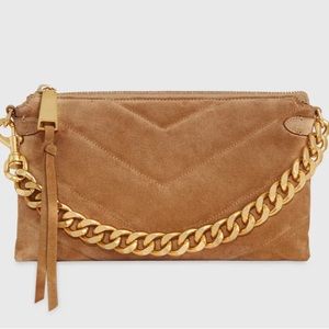 NWT Camel Edie Maxi Medium Crossbody